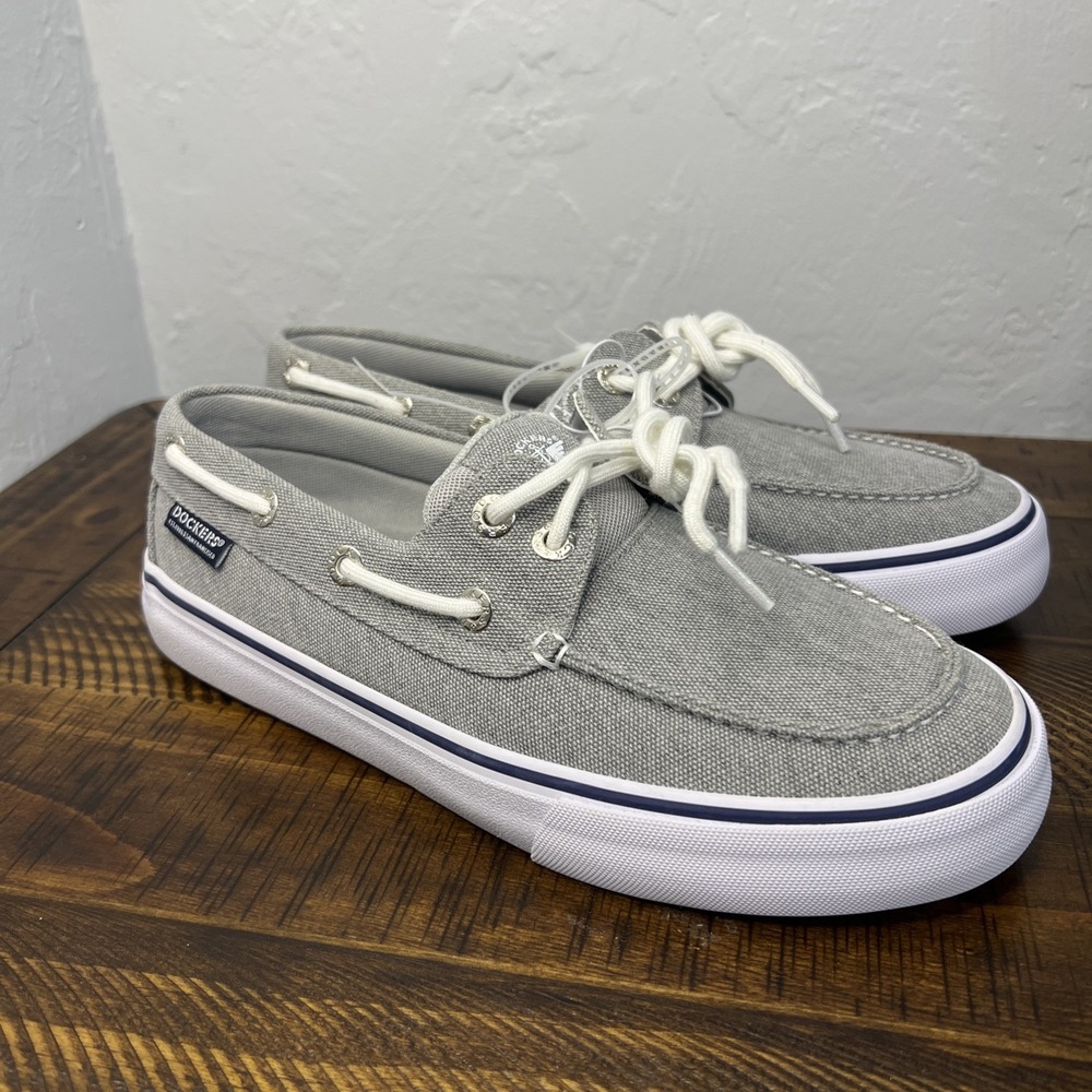 Dockers - Men's Casual Shoes Gray & White - Size 7.5